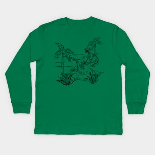 Dinosaurs Kids Long Sleeve T-Shirt